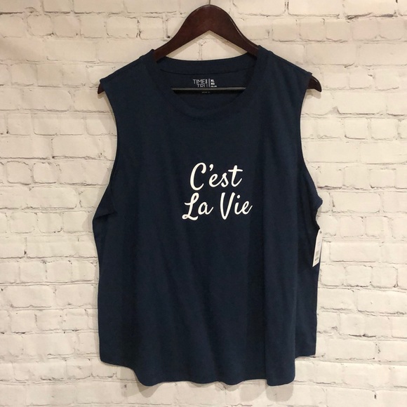 C’est La Vie Tank Top - Picture 1 of 6